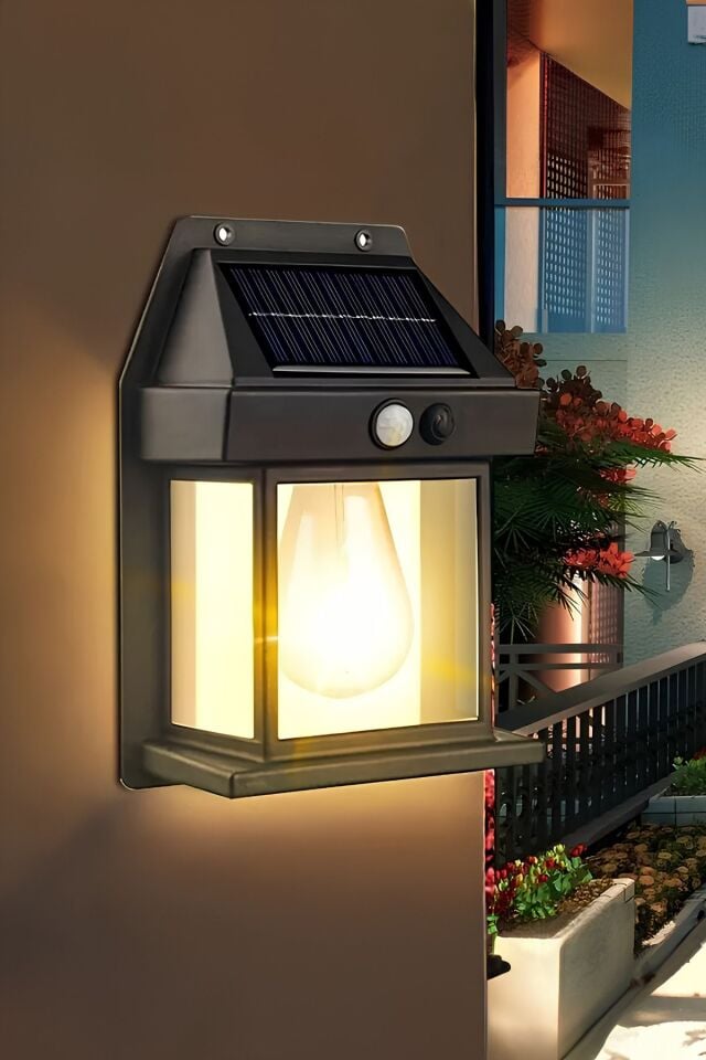 2025 Model Yeni Suya Dayanıklı Hareket Sensörlü Güneş Enerjili Solar Led Dış Mekan bahçe lambası