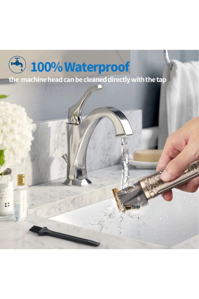 Professıonal Şarjlı Pili Değiştirilebilir Tıraş Makinesi Saç Sakal Ense Çizim Epilasyon