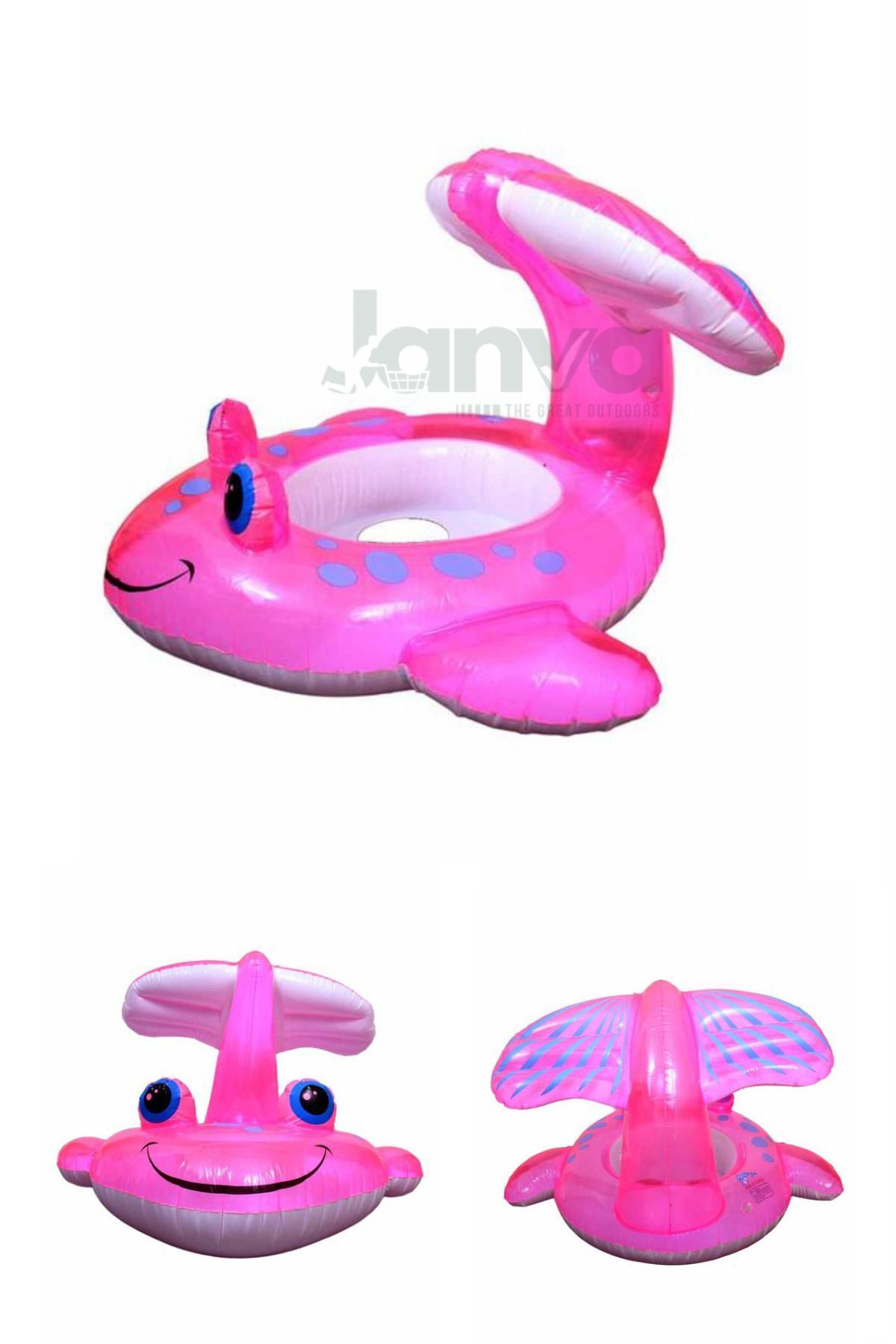 BABY & ÇOCUK GÖLGELİKLİ DENİZ SİMİDİ-CAN SİMİDİ-BEBEK BOTU-0-5 YAŞ-ŞİŞME BOT