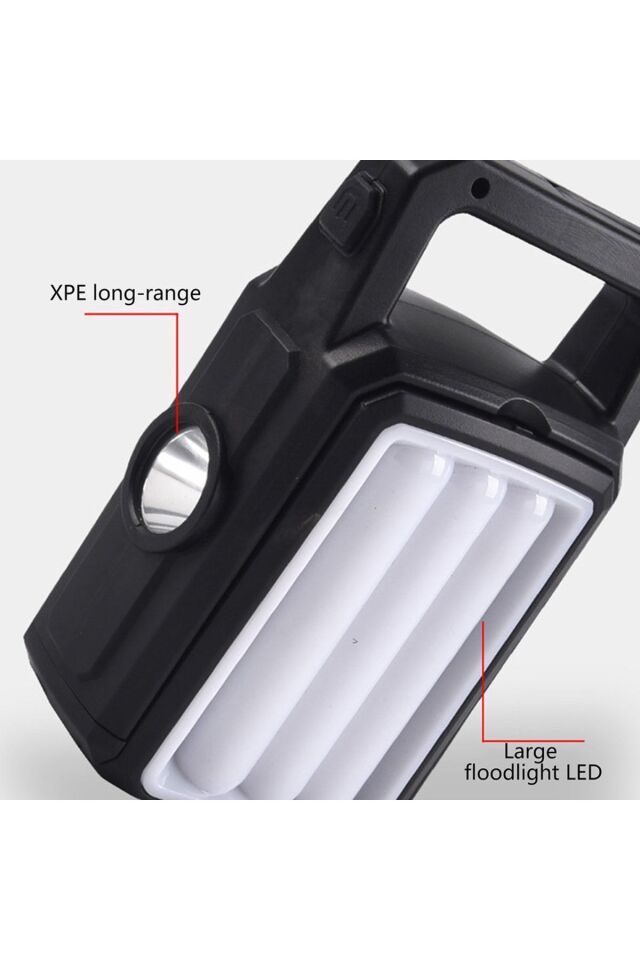 Katlanır Açılır Kamp Feneri Işıldak Solar Çok Fonksiyonlu Powerbank Özellikli