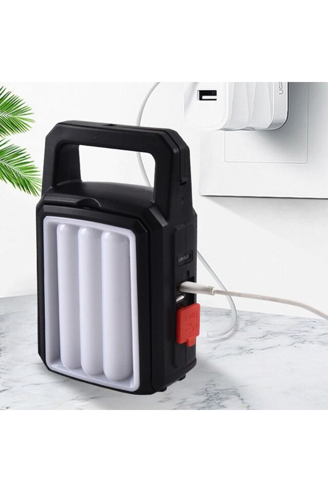 Katlanır Açılır Kamp Feneri Işıldak Solar Çok Fonksiyonlu Powerbank Özellikli