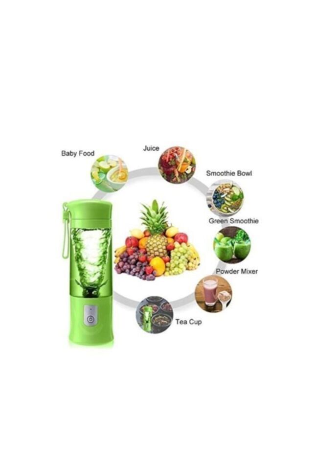 Taşınabilir Blender Kişisel Mikser Usb Elektirikli Meyve Sıkacağı Mini Mikser