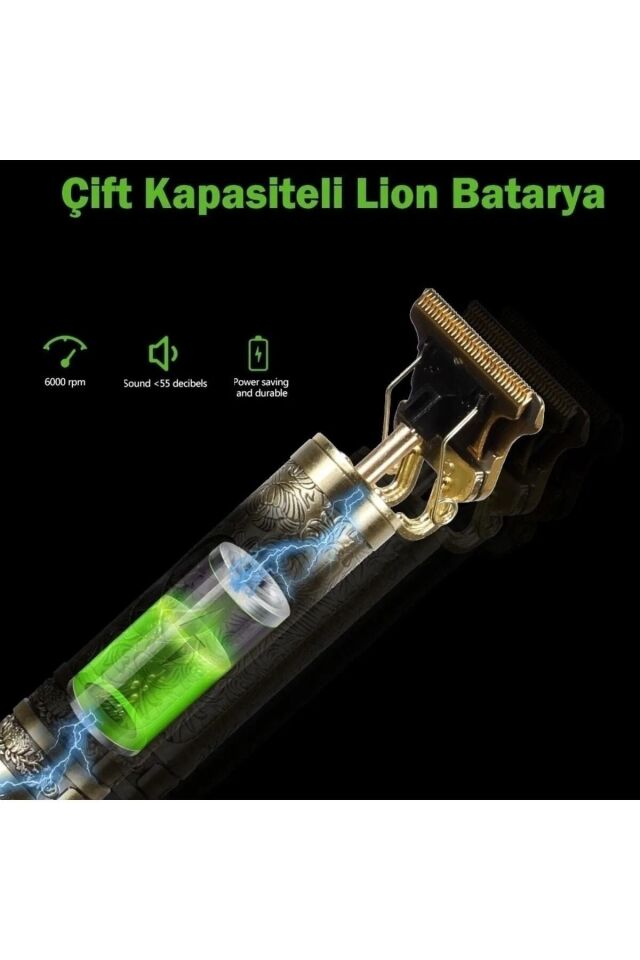 Profesyonel T-bıçak Ense Sakal Çizim Tıraş Makinesi