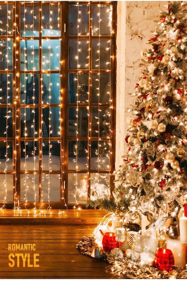 3x3 Metre Perde Led Animasyonlu 12 Saçaklı 300 Ledli Fişli Eklenebilir 8 Fonksiyonlu