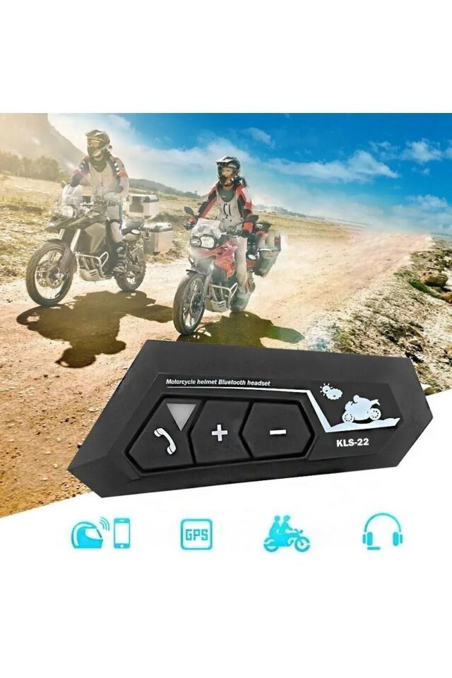 Kask Kulaklık Kls22 Bluetooth Motosiklet Kulaklık 5.0 Bluetooth Intercom Motorsiklet Kulaklık