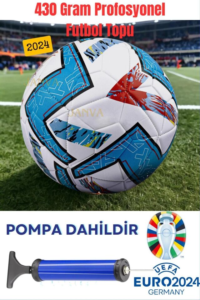 Pompalı FİFA G9 Şampiyonlar Ligi Özel Tasarımı Futbol Topu Lazer Kesim 400 gram 1.Kalite Maç Topu
