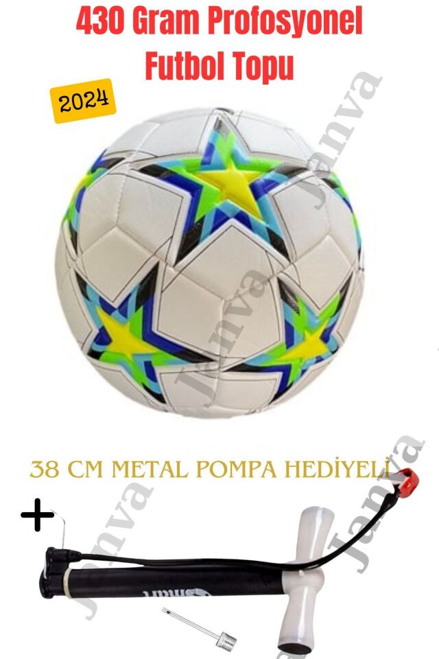Pompalı FİFA European Red Şampiyonlar Ligi Özel Tasarımı Futbol Topu Lazer Kesim 400 gram 1.Kalite