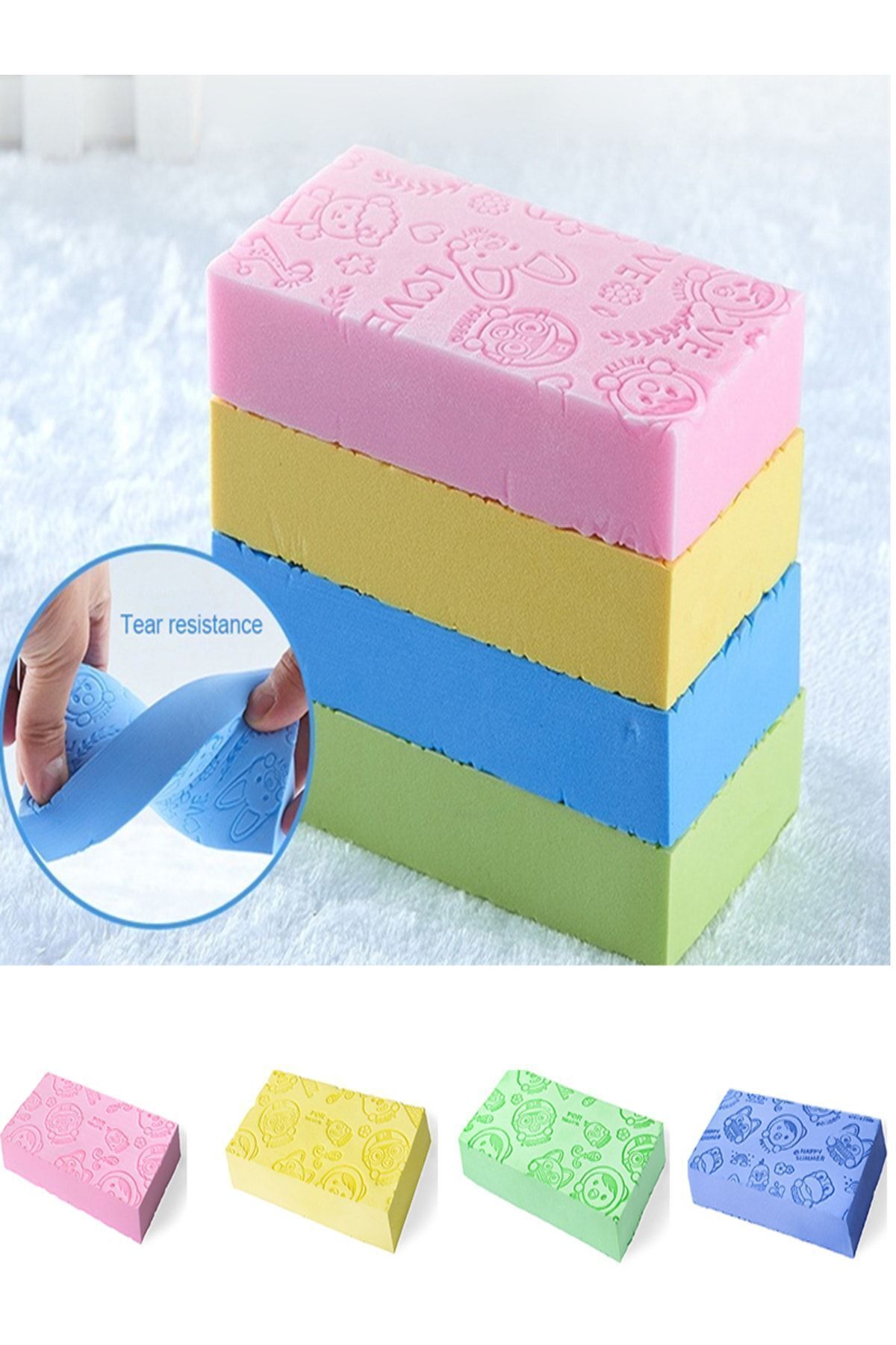 Yumuşak Sünger Vücut Kesesi Cilt Temizleyici Ölü Deri Sökücü Giderici Kese Lif Banyo