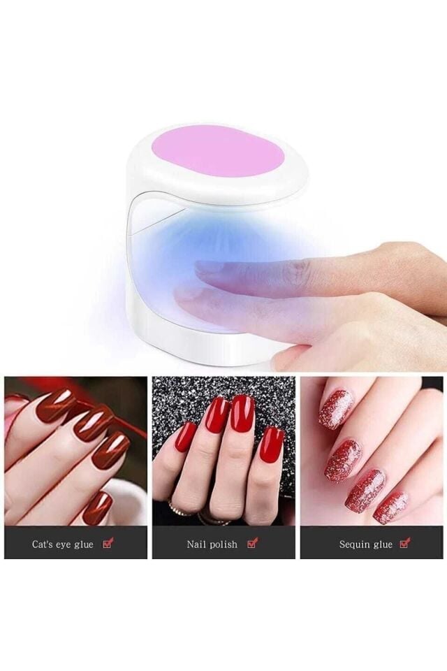 Protez Tırnak Kalıcı Oje Mini Uv-led 16watt-3led Kurutucu