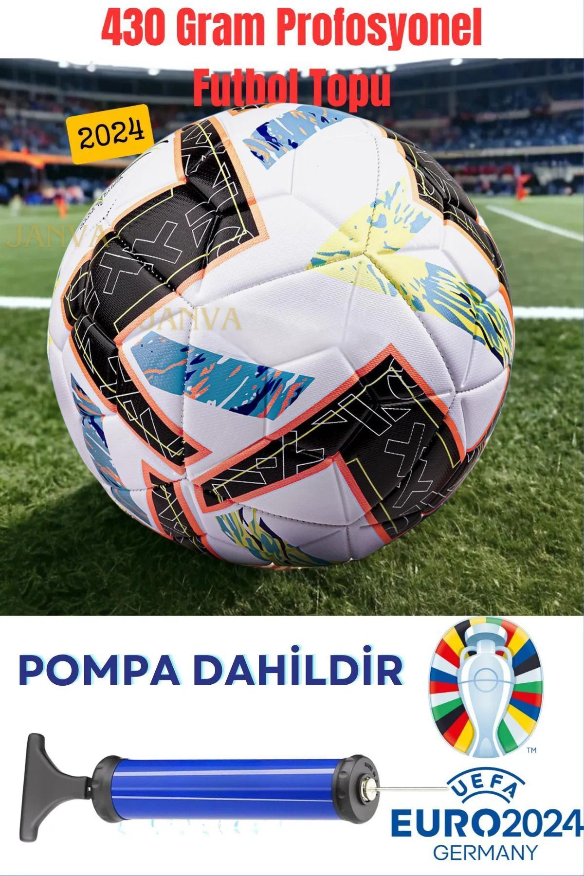 Şampiyonlar Ligi Bluedream Özel Tasarım Futbol Topu 400 gram Maç ve Antreman Topu +Pompa Hediyeli