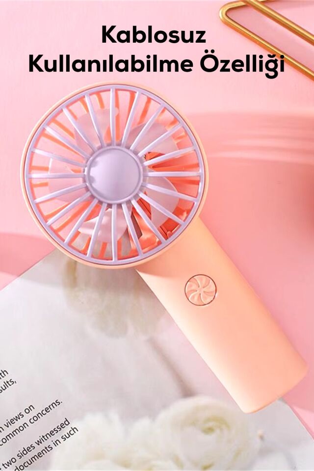 Mini Fan Usb Vantilatör El Fanı Taşınabilir Vantilatör Şarjlı