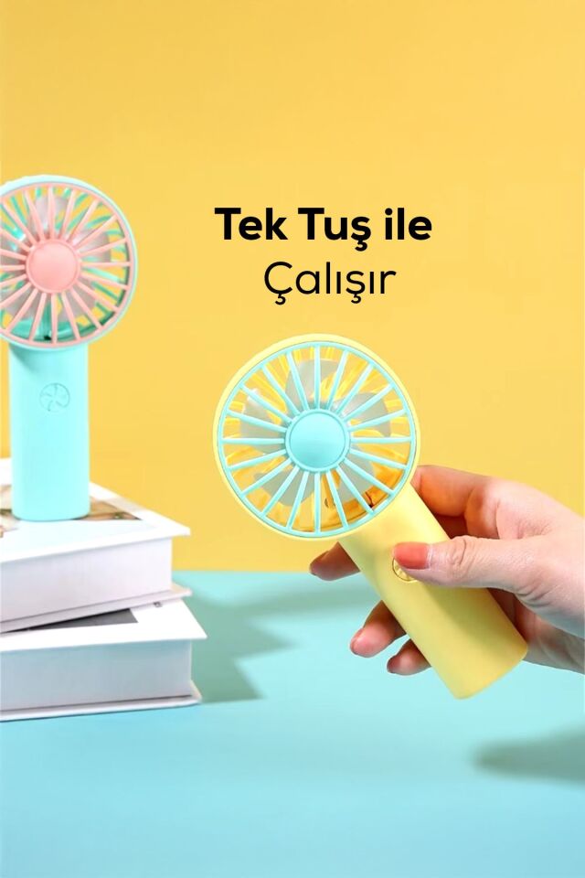Mini Fan Usb Vantilatör El Fanı Taşınabilir Vantilatör Şarjlı