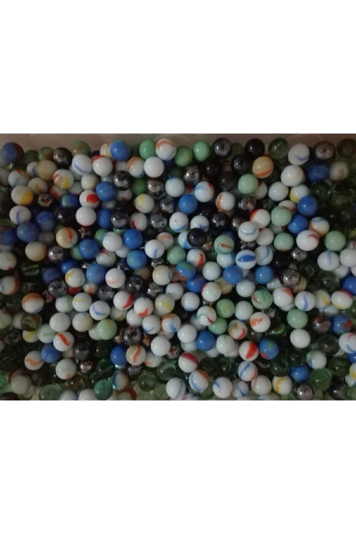 Rengarenk 70 Adet Orta Boy 1 Paket Karışık Bilye Cicoz