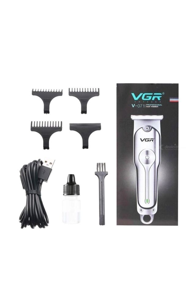 V-071 Mini Şarjlı Metal Profesyonel Saç Sakal Tıraş Makinesi