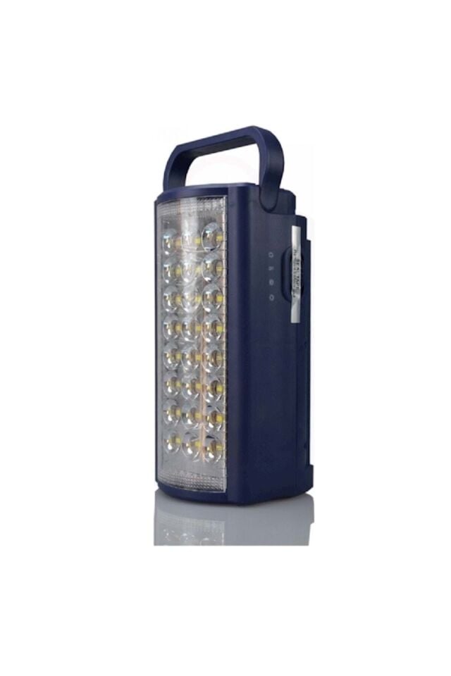 Usb Şarj Çıkışlı 24 Led 80 Saat Akülü Şarjlı Işıldak Telefon Şarj Edebilen Işıldak