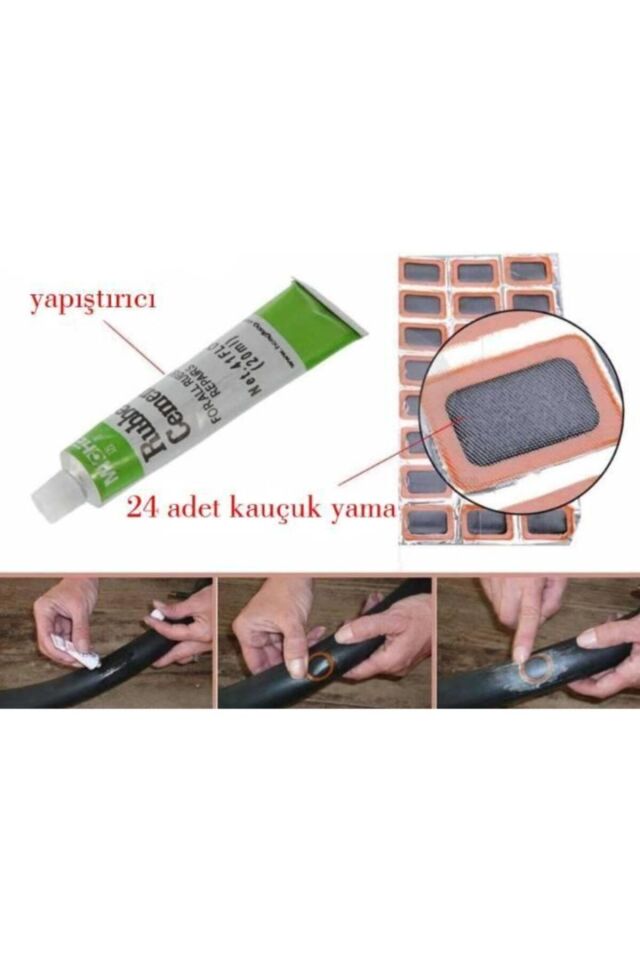 Şişme Yatak Deniz Botu Yama Tamir Seti 24 Parça Yama Seti Takımı