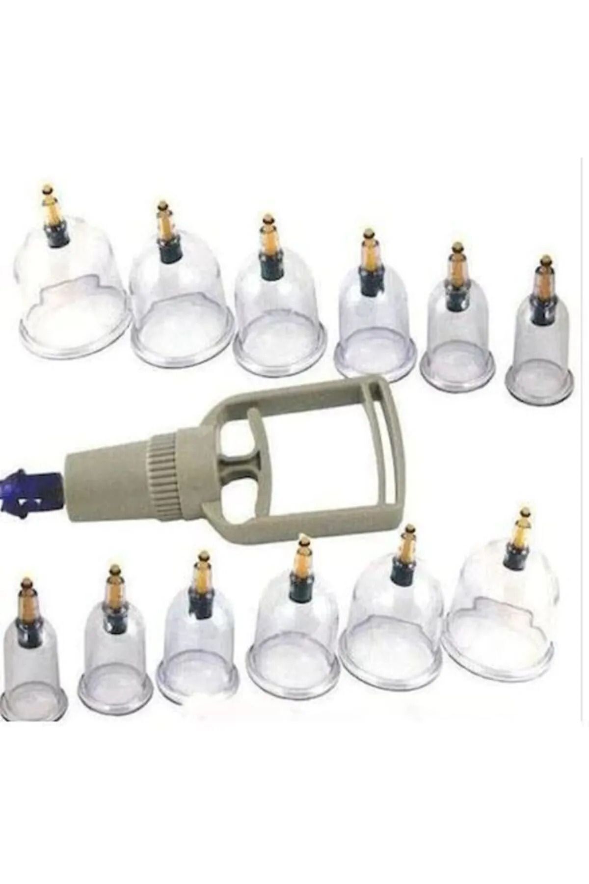 Vakumlu Bardak Kupa Çekme Seti Hacemat 12 Li Set
