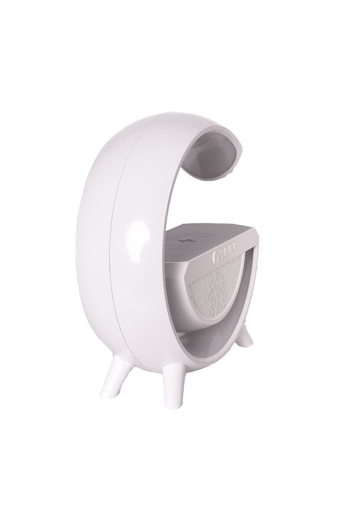 BT2301 LED WIRELESS ŞARJ ÖZELLİKLİ MASA LAMBASI KABLOSUZ GECE LAMBASI BLUETOOTH HOPARLÖR