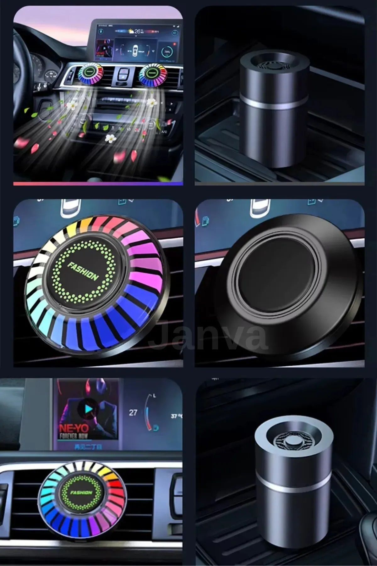 Oyuncu Atmosfer Işığı Ritim Işık Sese Duyarlı Müzik Atmosferi Led Işık Rgb Renkli