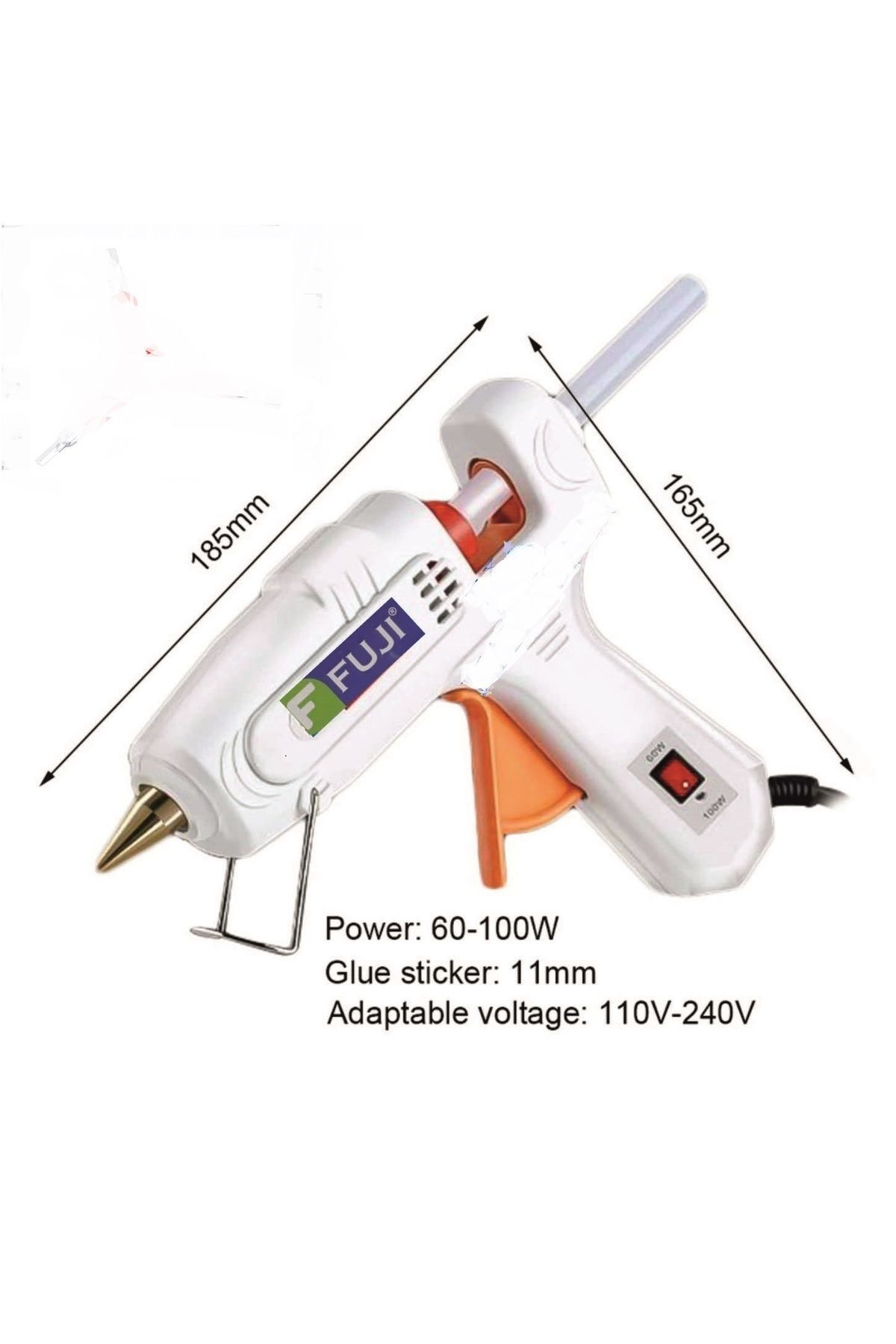 Sıcak Mum Silikon Tabancası 60-100 Watt Anahtarlı Faturalı 5 Adet Silikonla