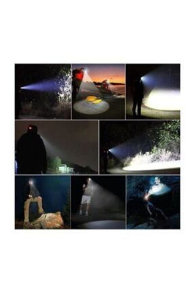Kama Star 3w 3x T6 Cree Led 1200 Lumens Profosyonel Şarjlı Kafa Feneri