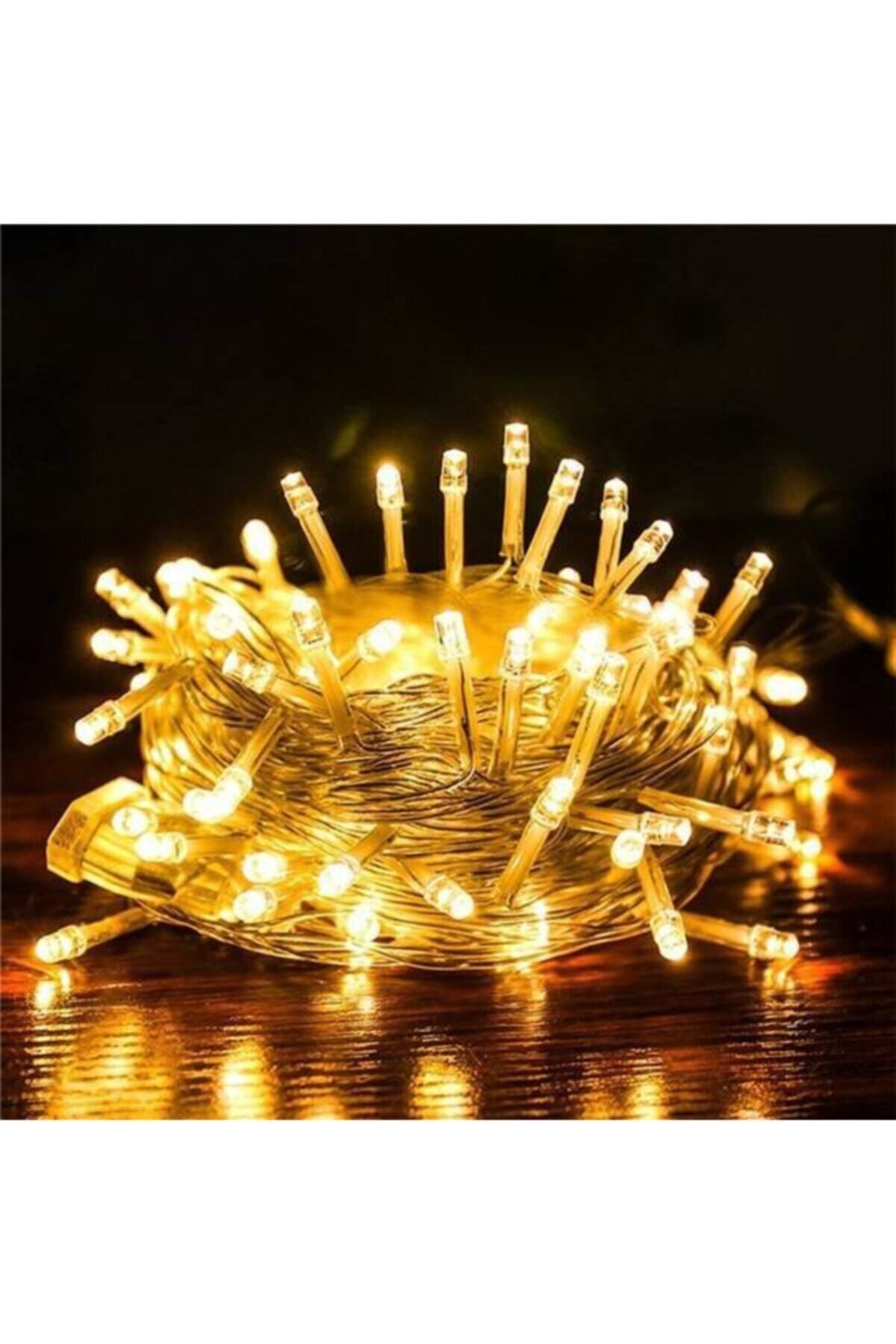 Dekoratif Animasyonlu 100 Ledli 10 Metre Gün Işığı - Yılbaşı Süsleri