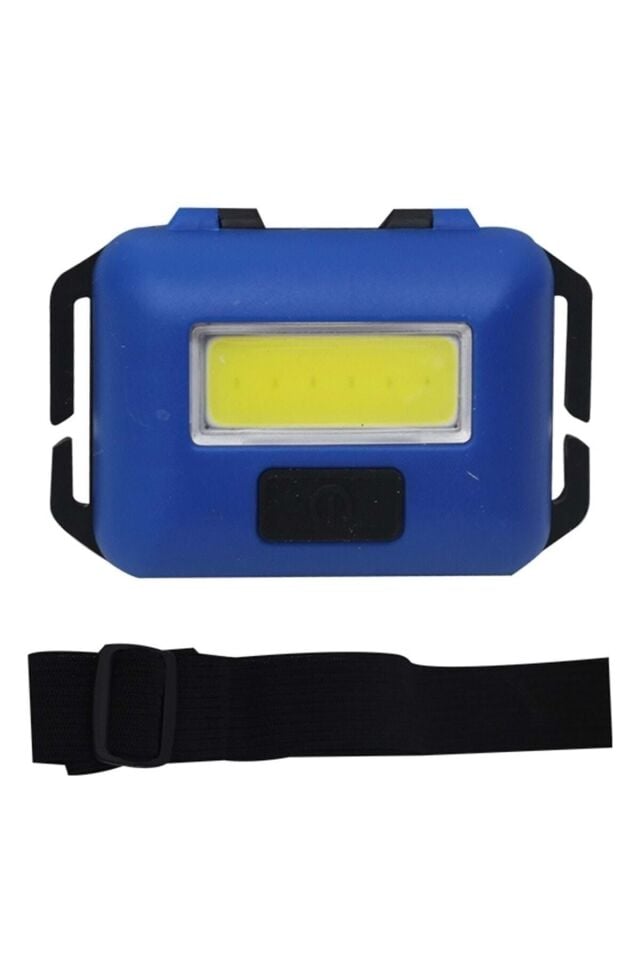 Süper Parlak Mini Kafa Lambası 3 Watt Cob Led - Pilli Aydınlatma Kafa Feneri