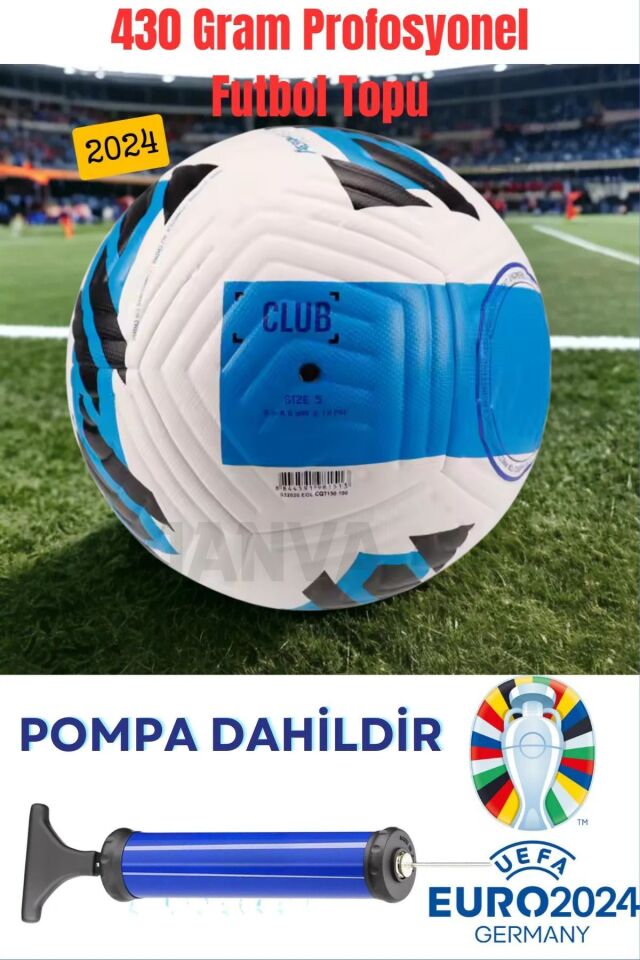 Şampiyonlar Ligi Fifa Özel Tasarım Futbol Topu 429 gram Maç Ve Antreman Topu Pompa