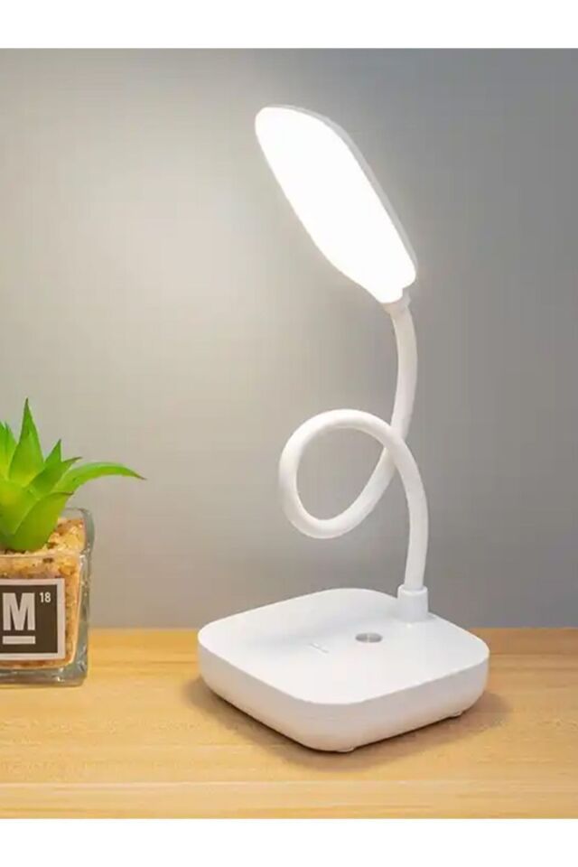 Şarjlı Masa Lambası Dokunmatik Led 3 Kademeli Okuma Işığı Mini Masa Lambası Model 1961