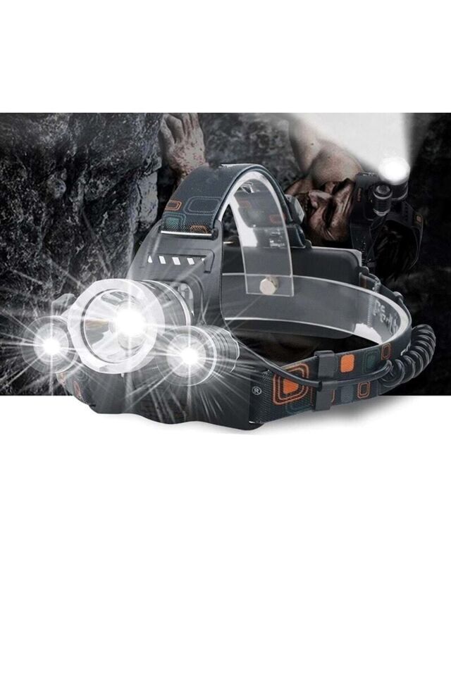 Or-117 Şarj Edilebilir 3 Led Kamp Kafa Lambası El Feneri Tepe Lambası Jpro3