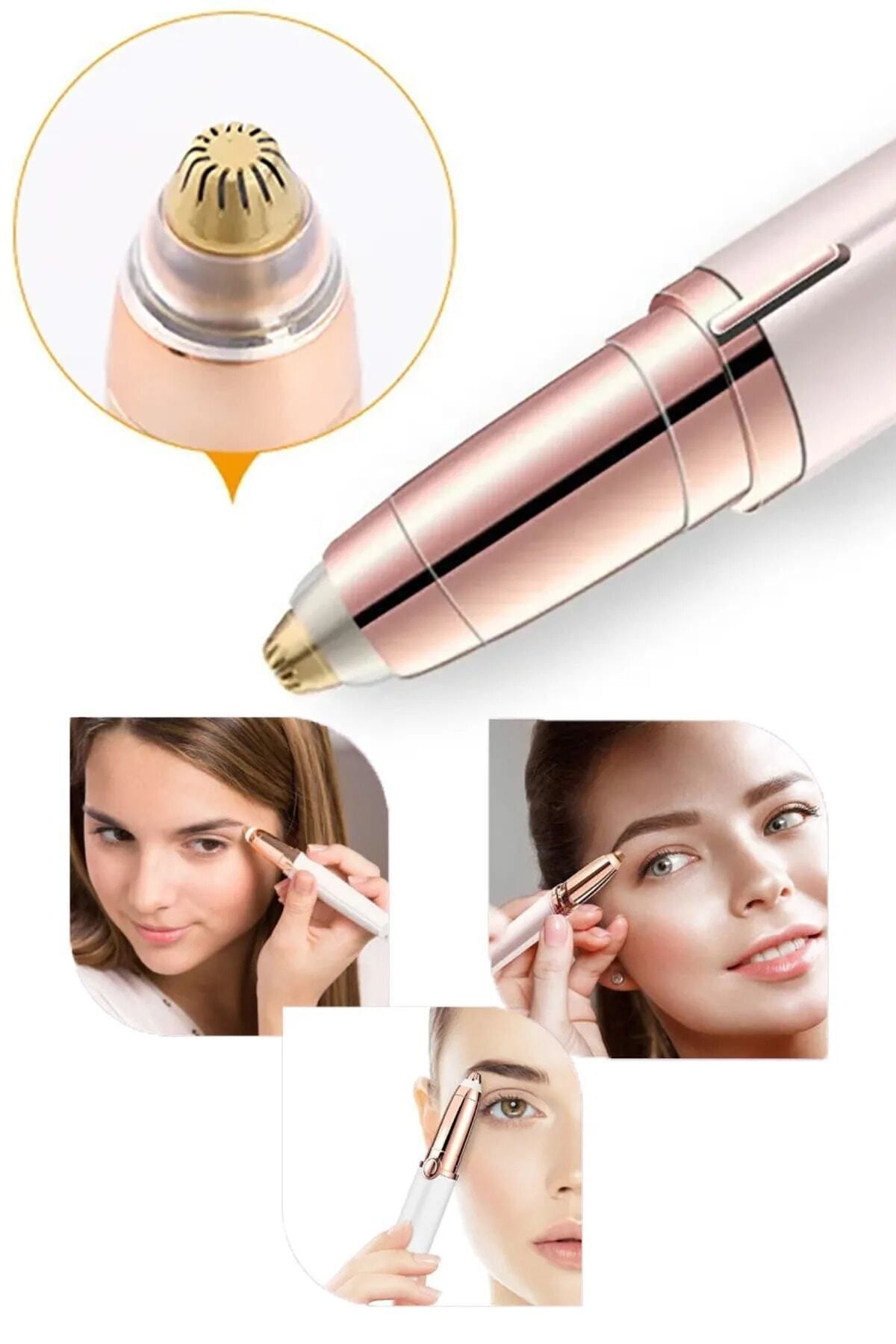 Flawless Kalem Şekilli Pilli Yüz Tüy Alma Kaş Düzeltme Cihazı