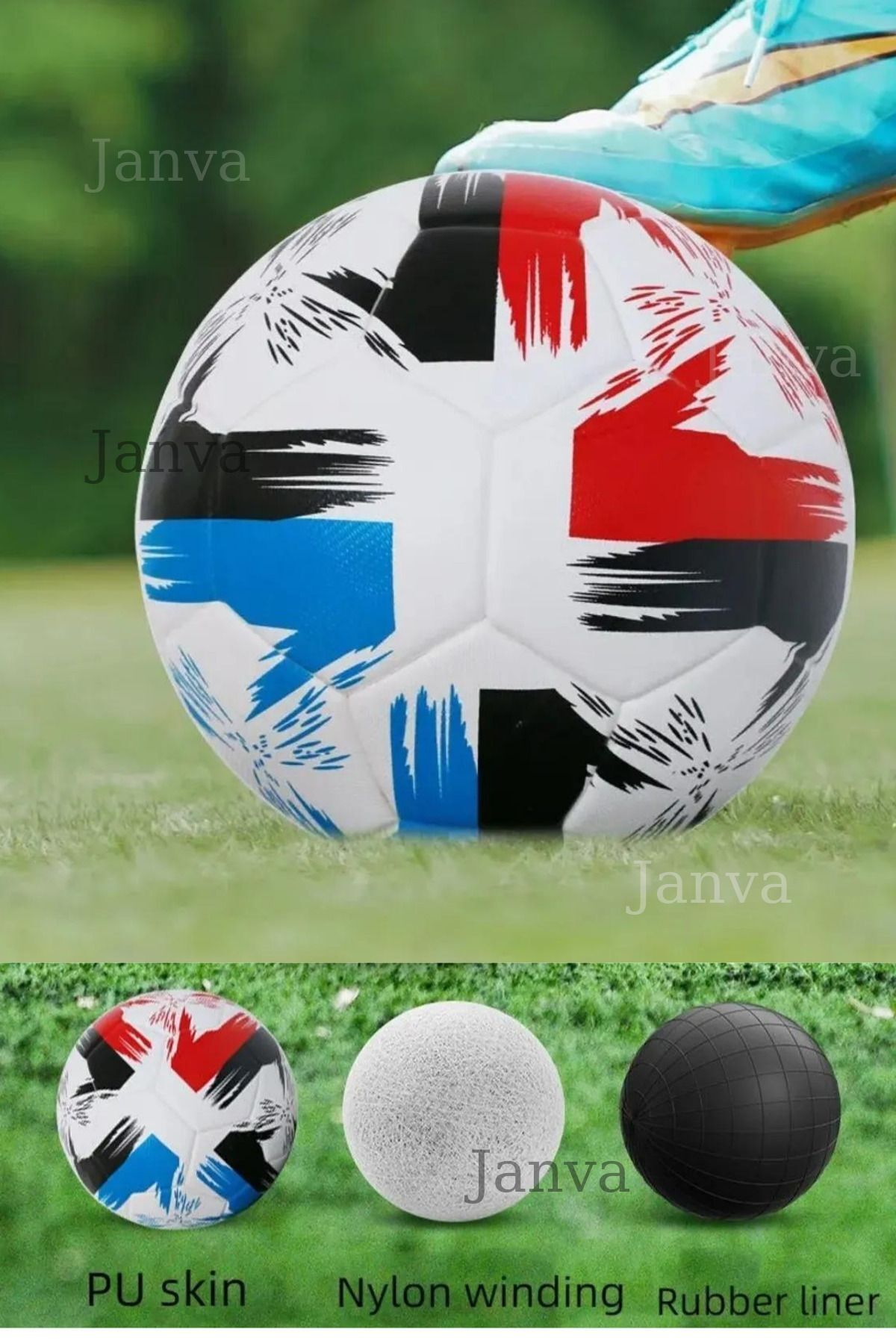Dünya Kupası Özel Tasarım Futbol Topu 400 gram Lazer Kesim Tusubasa Model