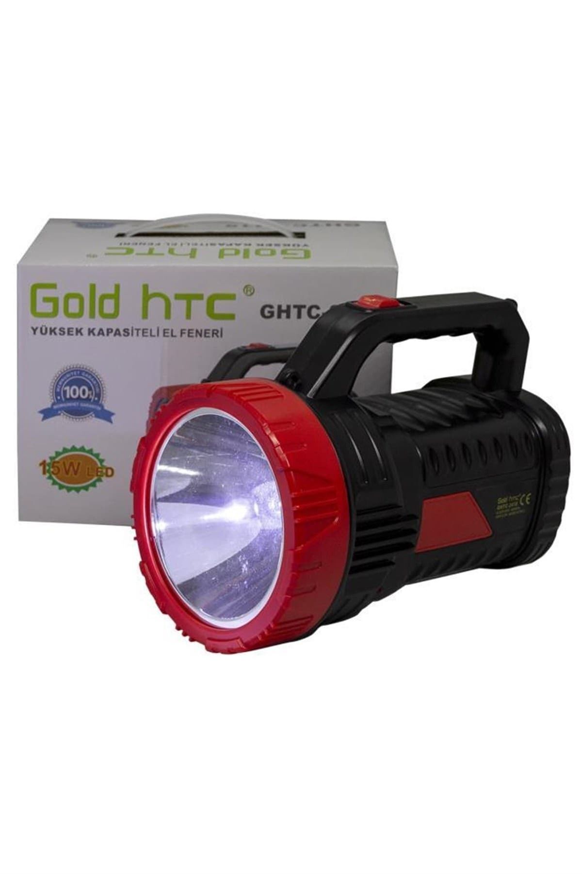 Şarjlı El Feneri 15w Led Projektör Işıldak Ghtc-2415