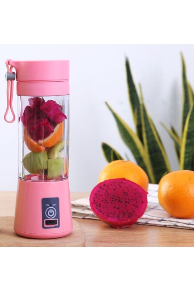 Resmi Distribütör Garantili Mini Portatif Taşınabilir Mobil Kişisel Şarjlı Blender 380 ml C / F Yeş