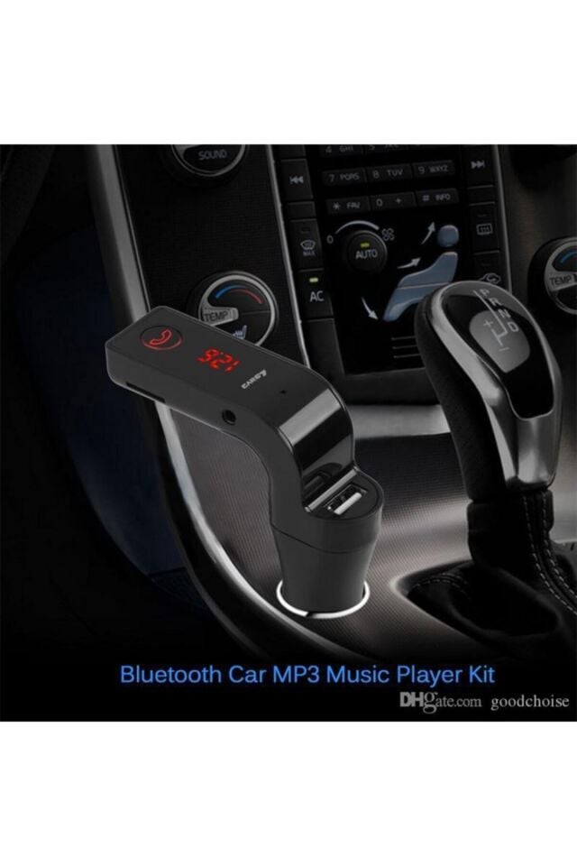 Bluetooth Araç Kiti Carg7 Fm Transmitter Micro Sd Usb Girişli Aux