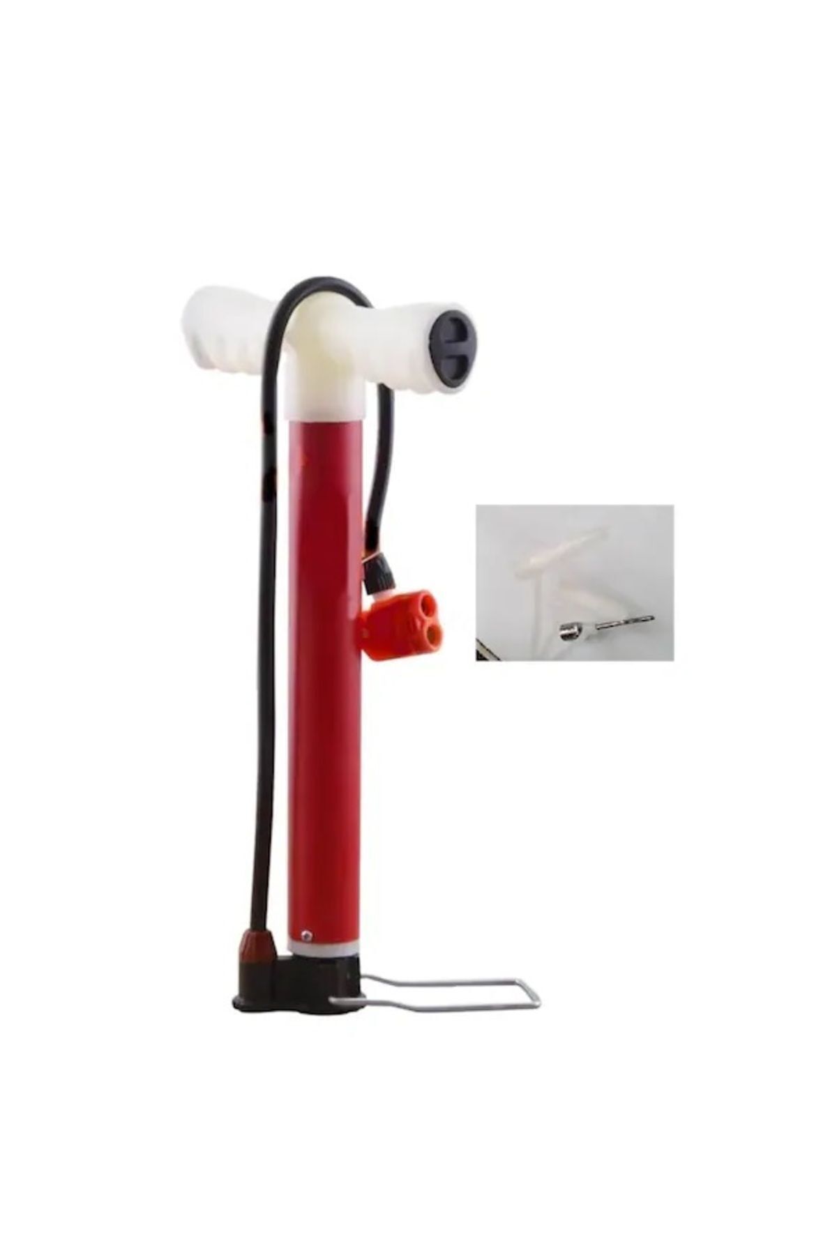 Bisiklet Motorsiklet Havuz Top Pompası Sağlam Metal Pompa 1.kalite + Top Şişirme Iğnesi Hediyeli