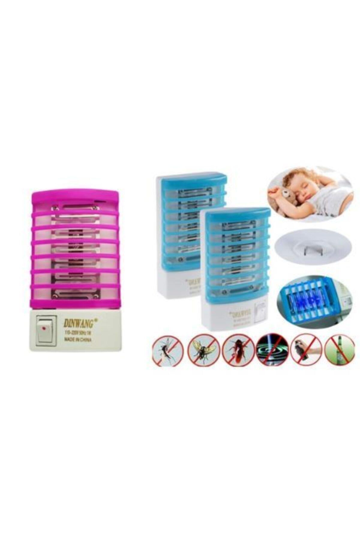Elektrikli Led Işıklı Gece Lambası Ve Haşere (Sinek) Kovucu
