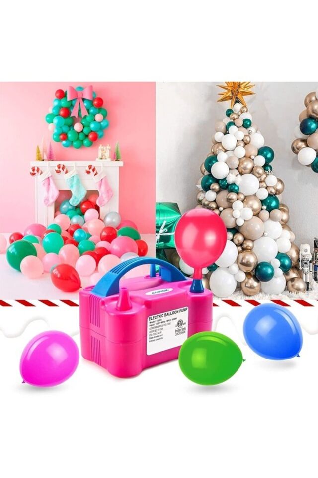 Elektrikli Balon Pompası Dayanıklı Sağlam Yüksek Kaliteli Hafif 21x14x17cm ile Üretilmiştir