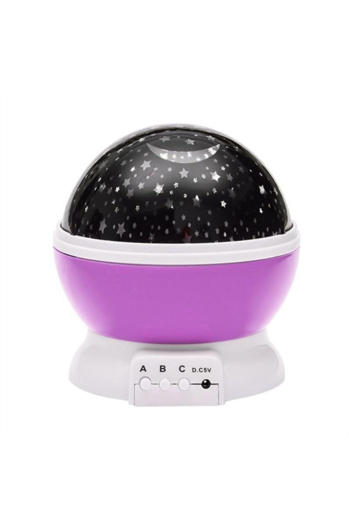 Star Projeksiyon Led Gece Lambası Usb Tavan Yıldız Yansıtma Işığı