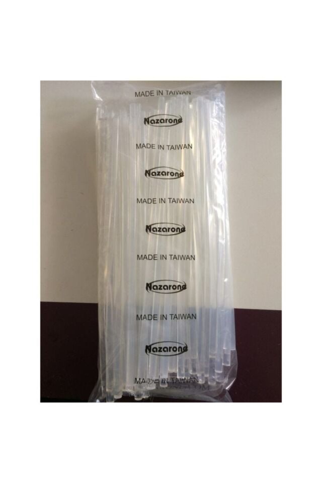 Mum Silikon 7.4x30cm Ince Sıcak Mum Silikon Çubuk Uç 1 Kg