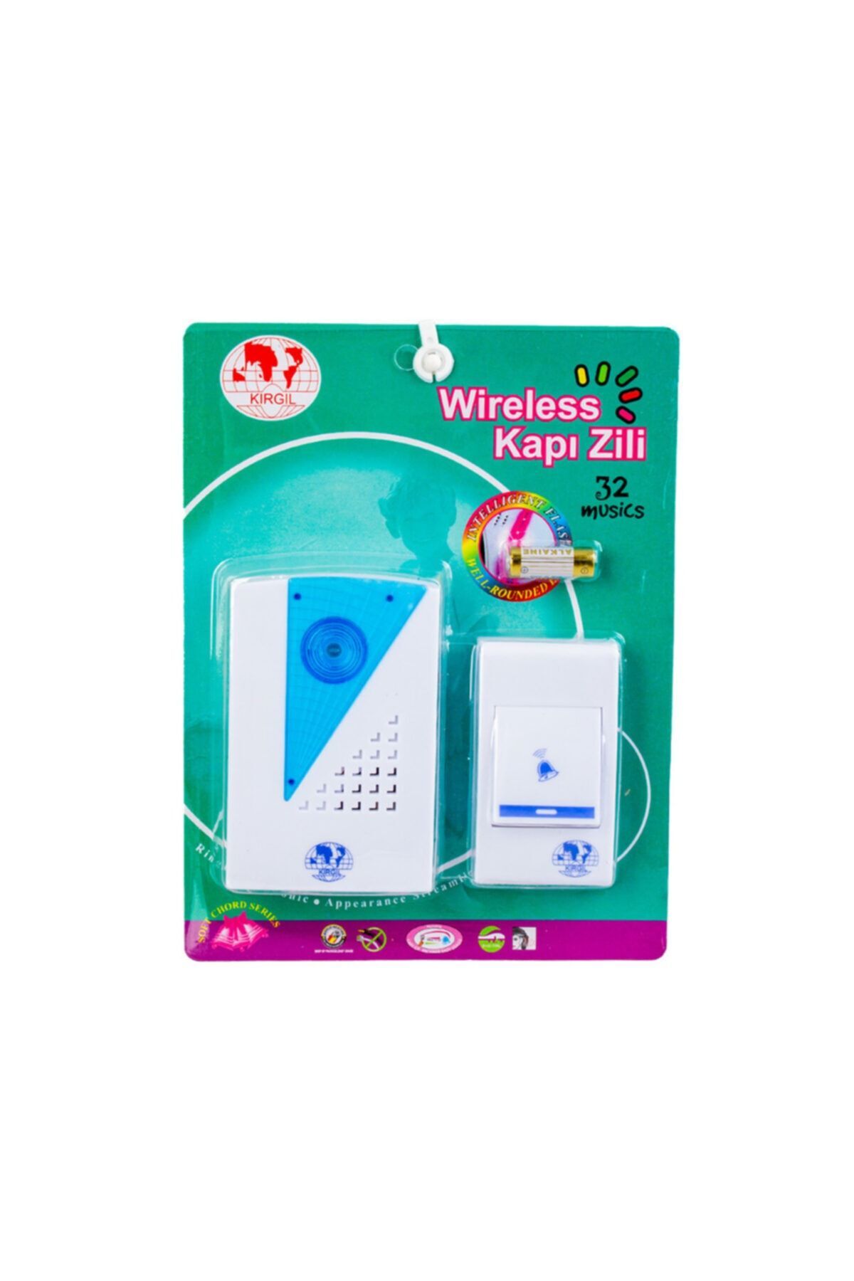 Wireless Kapı Zili 32 Müzikli
