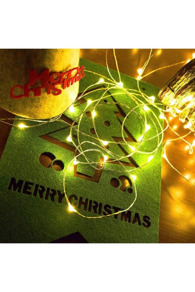 Peri Led Işık Pilli 3 Metre Gün Işığı|su Geçirmez Esnek Ve Güçlü Işık Performansı-tel Şerit Led