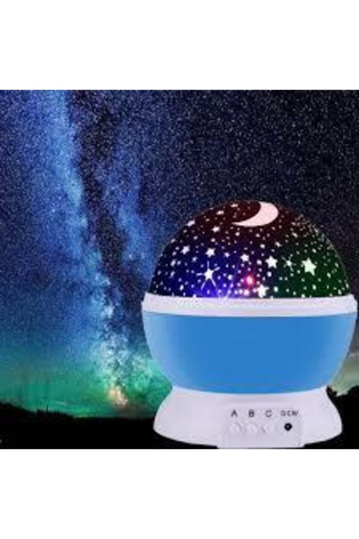 Star Projeksiyon Led Gece Lambası Usb Tavan Yıldız Yansıtma Işığı