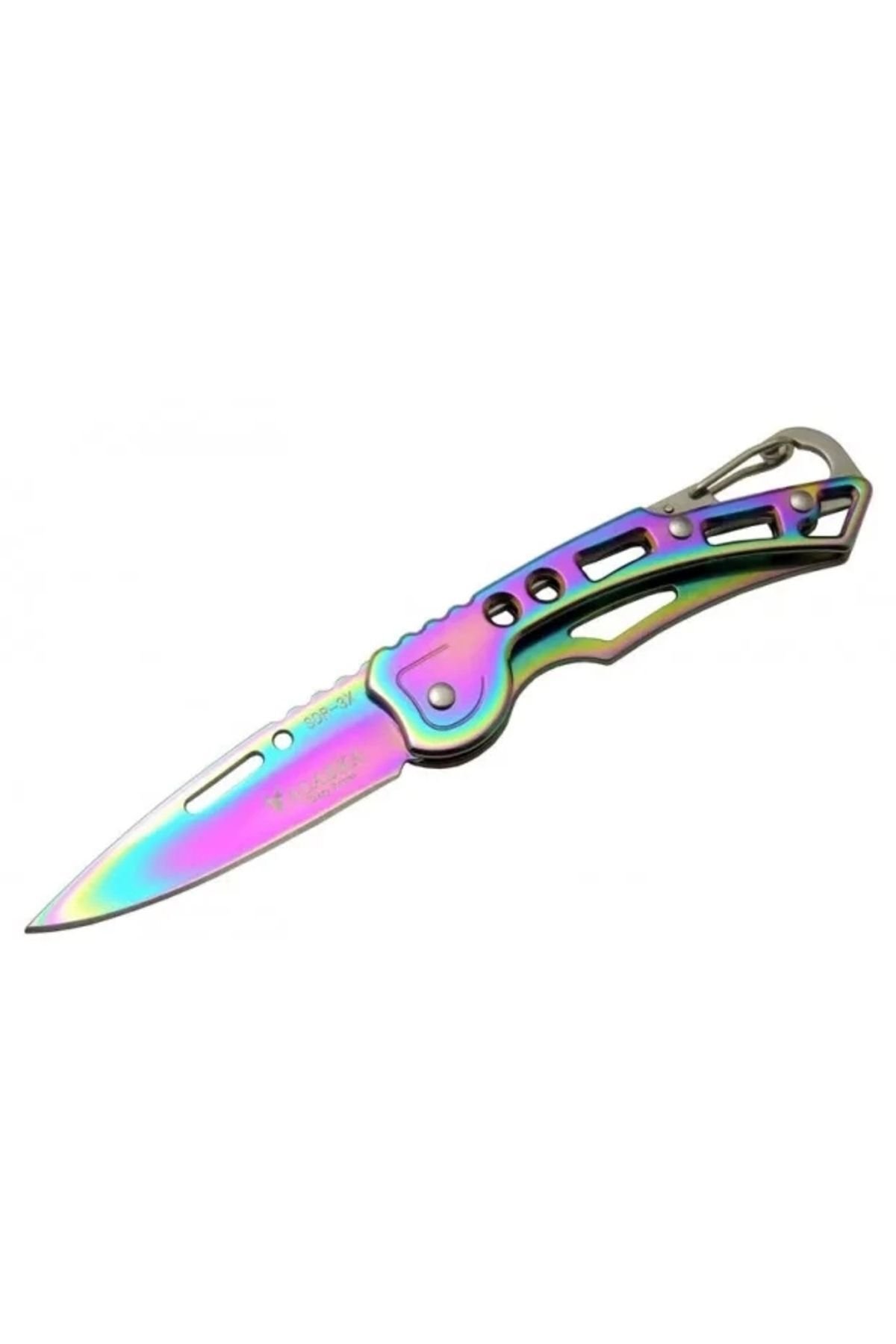 Sdr-3x Gökkuşağı Metal Çakı 15,5 Cm Manuel, Kemerlikli