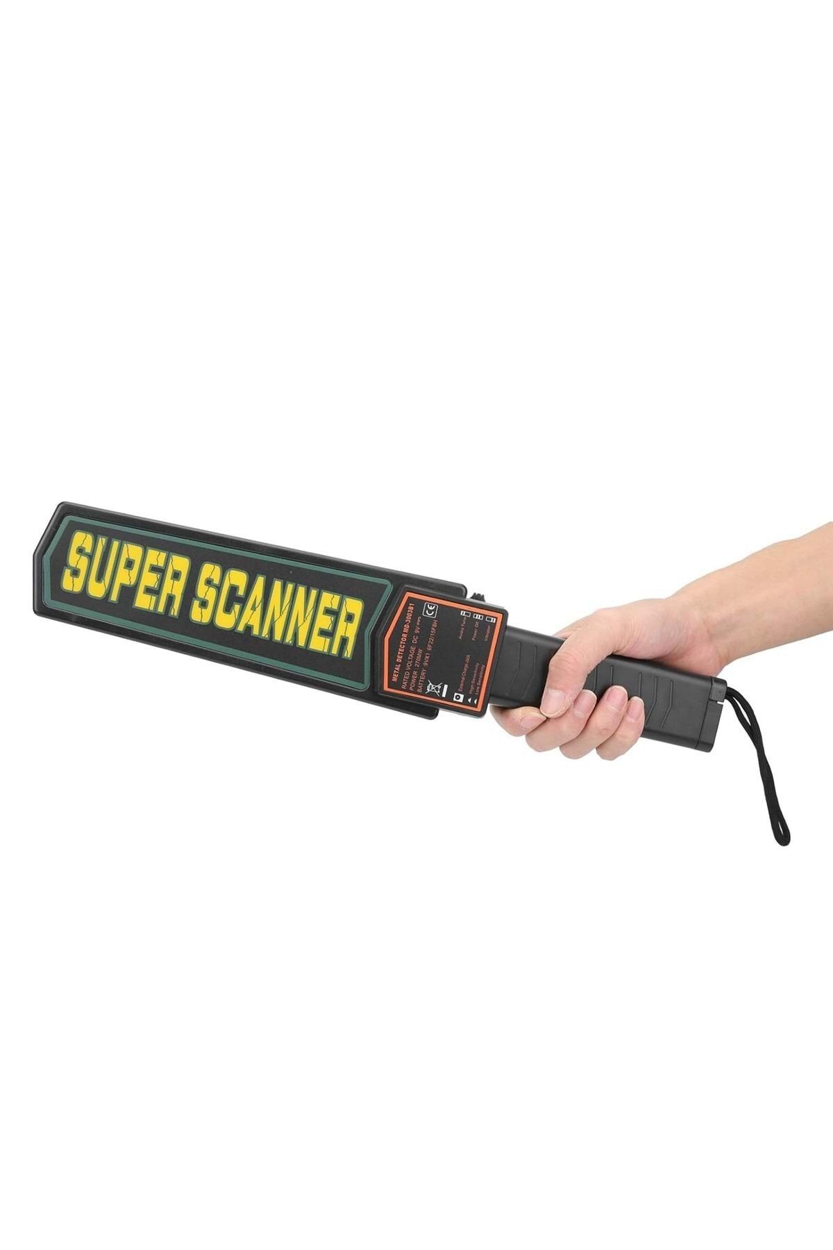 Süper Scanner MD-3003B1 El Tipi Üst Arama Dedektörü 9V Pil Dahil