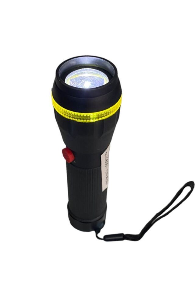 El Feneri Ve 2 Adet Acil Durum Düdüğü - Zoom'lu Deprem El Feneri & 2 Adet Deprem Düdüğü