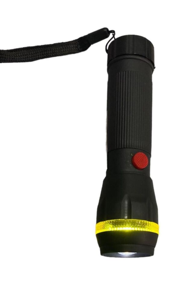 El Feneri Ve 2 Adet Acil Durum Düdüğü - Zoom'lu Deprem El Feneri & 2 Adet Deprem Düdüğü