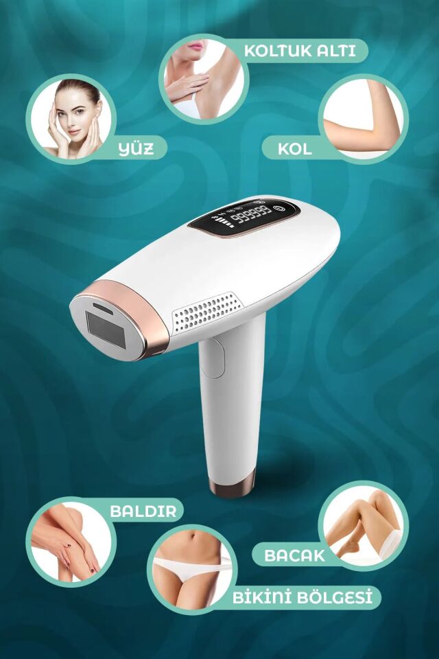 Ipl Buz Lazer Epilasyon 999.999 Atım Otomatik/manuel Dokunmatik Ekran Ağrısız Vücut Yüz Uyumlu