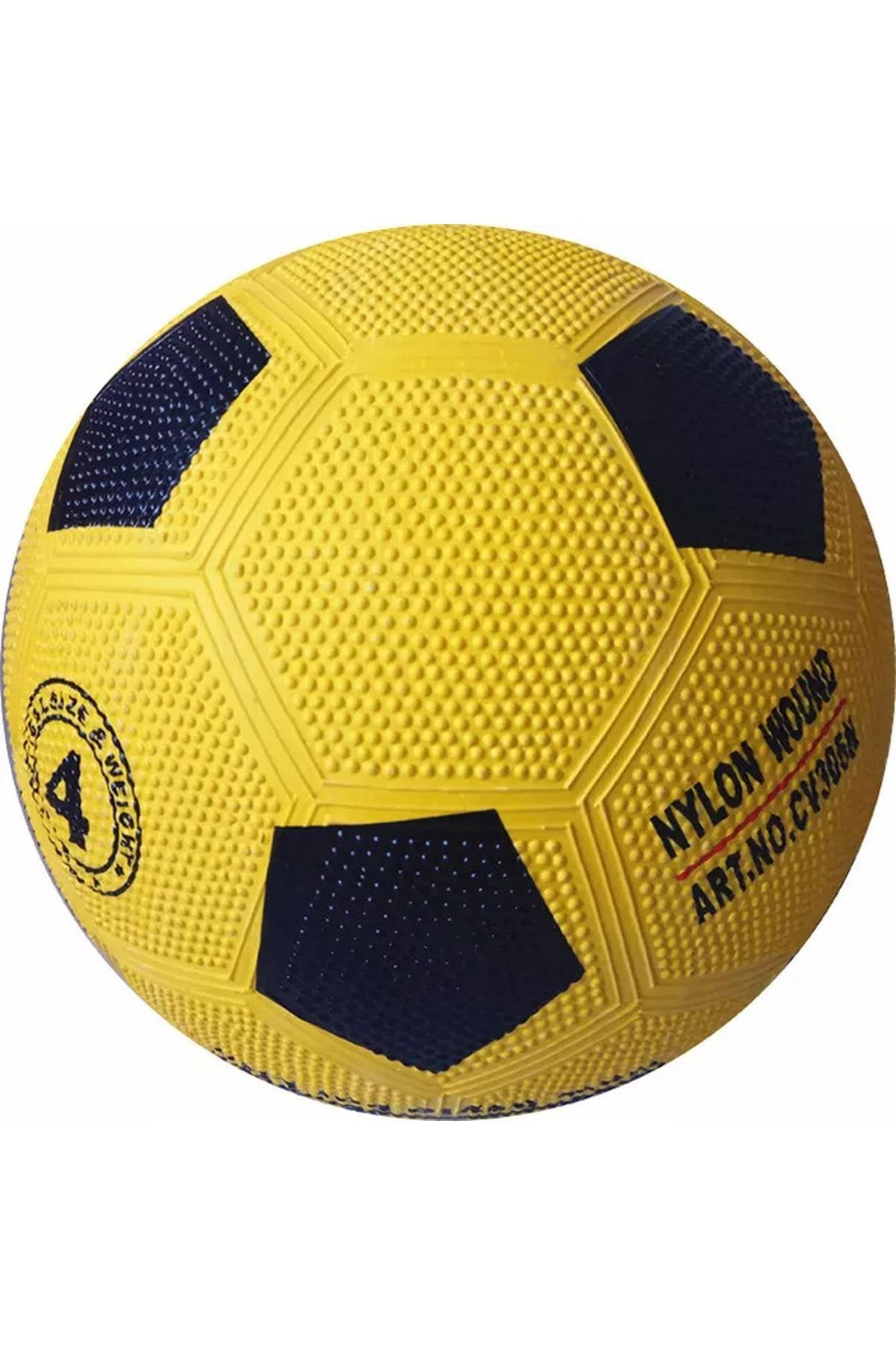 Futbol Topu Kauçuk Sağlam 4 Numara Yeni Üretim Karışık Renkli Top