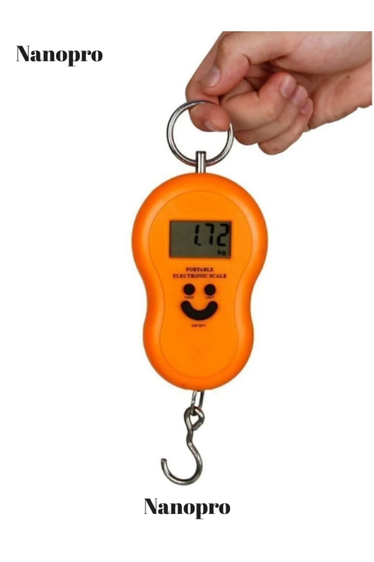 Nanopro Elektronik Dijital El Kantarı 50 Kg Terazi Tartı 10 gr Hassas